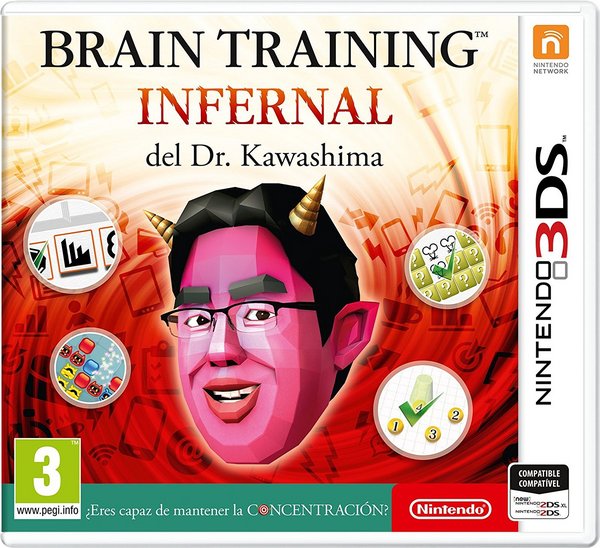 N3DS BRAIN TRAINING INFERNAL DR. KAWASHIMAS